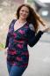 Preview: Baumwolljersey Druck Mystic Romance, Rosen 